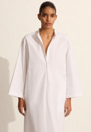 Relaxed Djellaba - White - Matteau